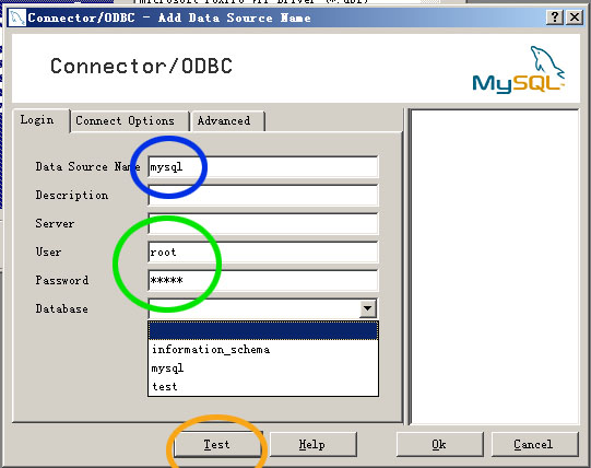[分享]通过ODBC连接Mysql数据库~~